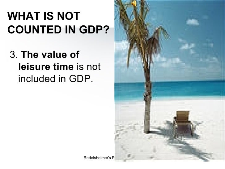 what is not included in gdp