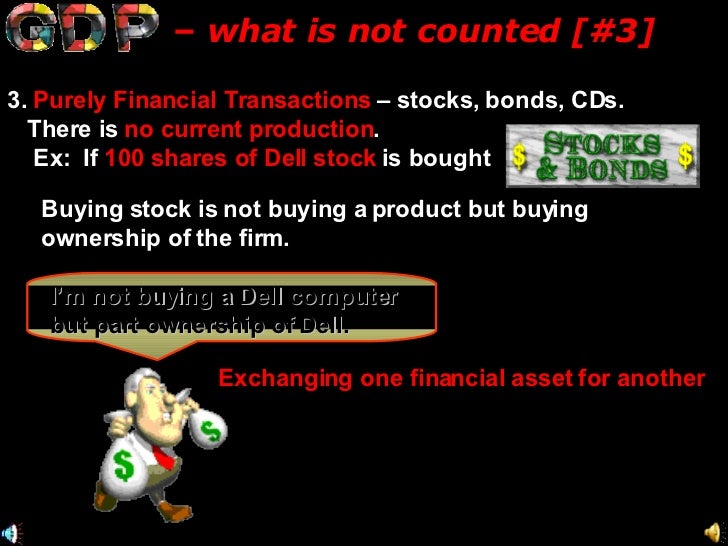 gross domestic product what is not included what is not counted in gdp