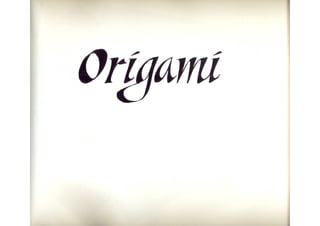 Gross   origami-new ideas for paperfolding