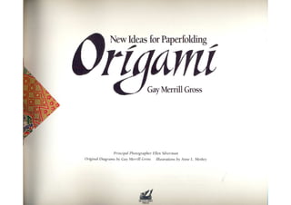 Gross   origami-new ideas for paperfolding
