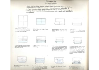 Gross   origami-new ideas for paperfolding