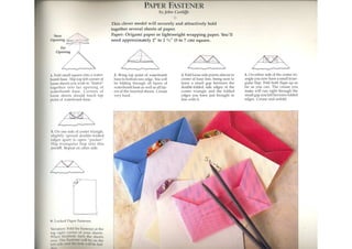 Gross   origami-new ideas for paperfolding