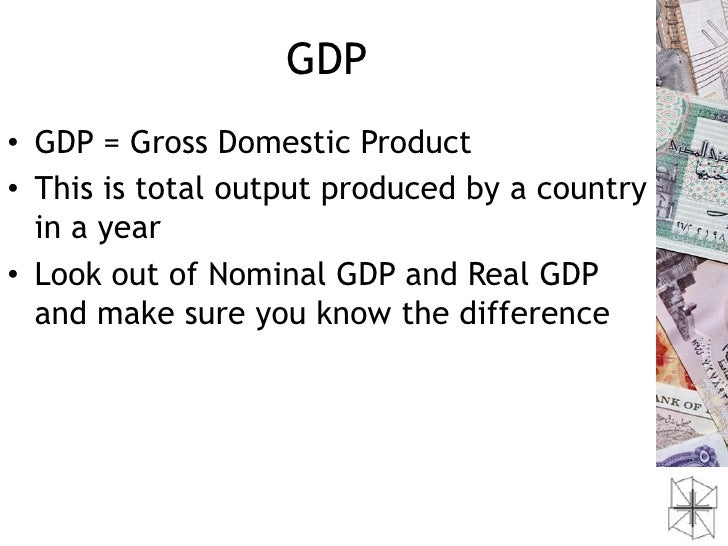 Gross Domestic Product