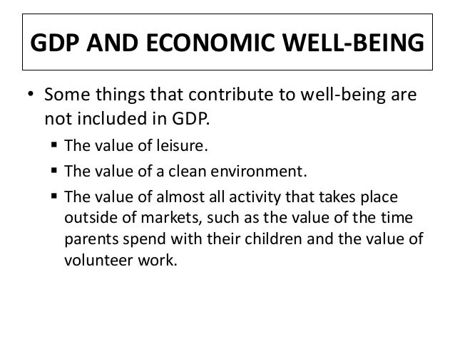 what is included in gdp