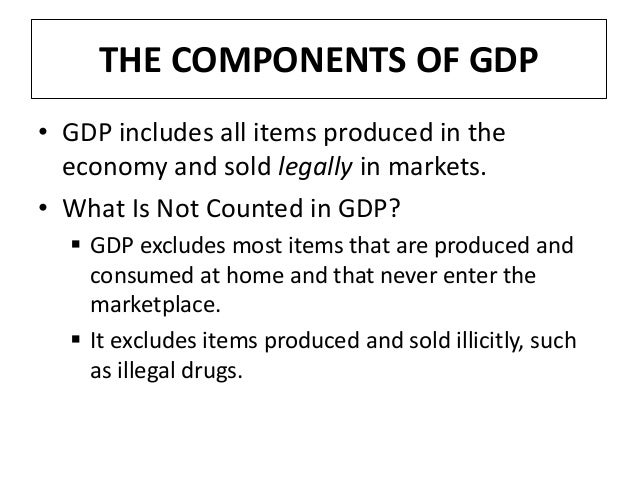 gross domestic product what is not counted in gdp