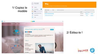 Toutes les semaine ?1/ Copiez le
modèle
2/ Éditez-le !
 