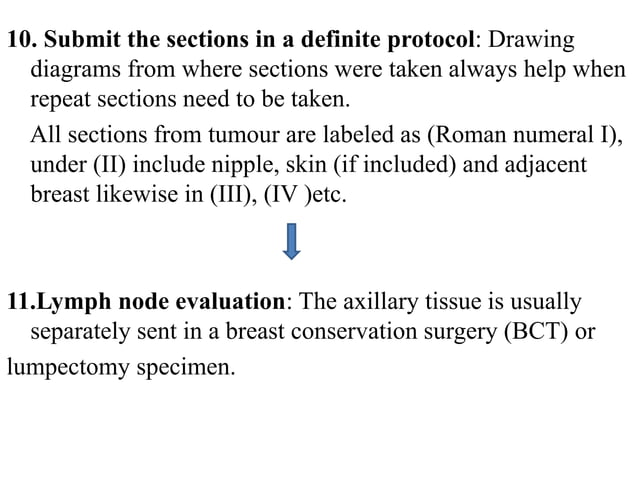 Grossing of breast | PPTX | Cancer | Diseases and Conditions