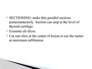 GROSSING TECHNIQUES. For pathology residents | PPTX