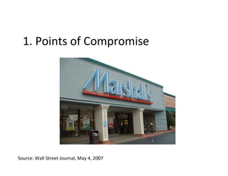 1.	
  Points	
  of	
  Compromise	
  

Source:	
  Wall	
  Street	
  Journal,	
  May	
  4,	
  2007	
  

 