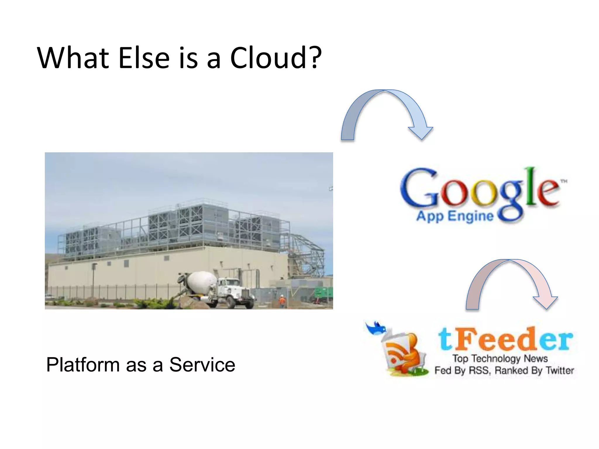 What Else is a Cloud?
4
Platform as a Service
 