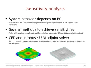 Adjoint-based shape optimization workflows using RBF | PDF