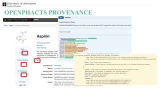 Faculty of Science
OPENPHACTS PROVENANCE
 