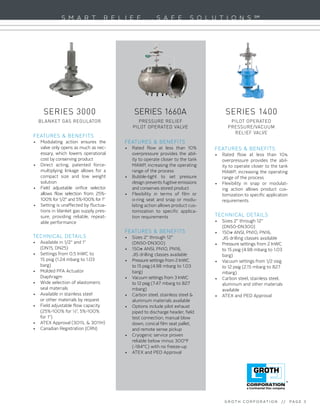 Groth Corporation Industrial Product Selection Guide | PDF