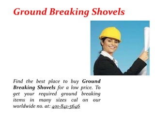 Ground breaking city gifts | PPTX