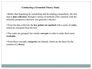 Grounded theory | PPTX