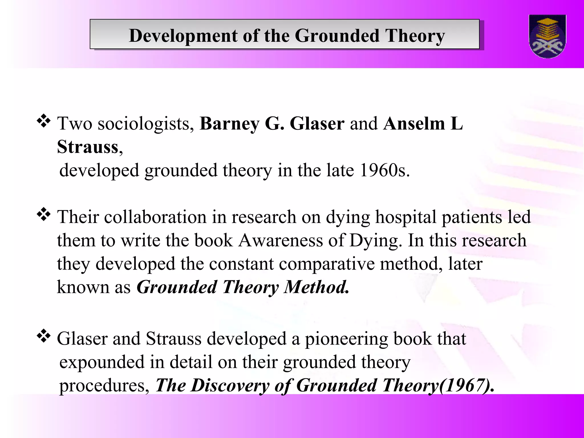 Grounded Theory | PPT
