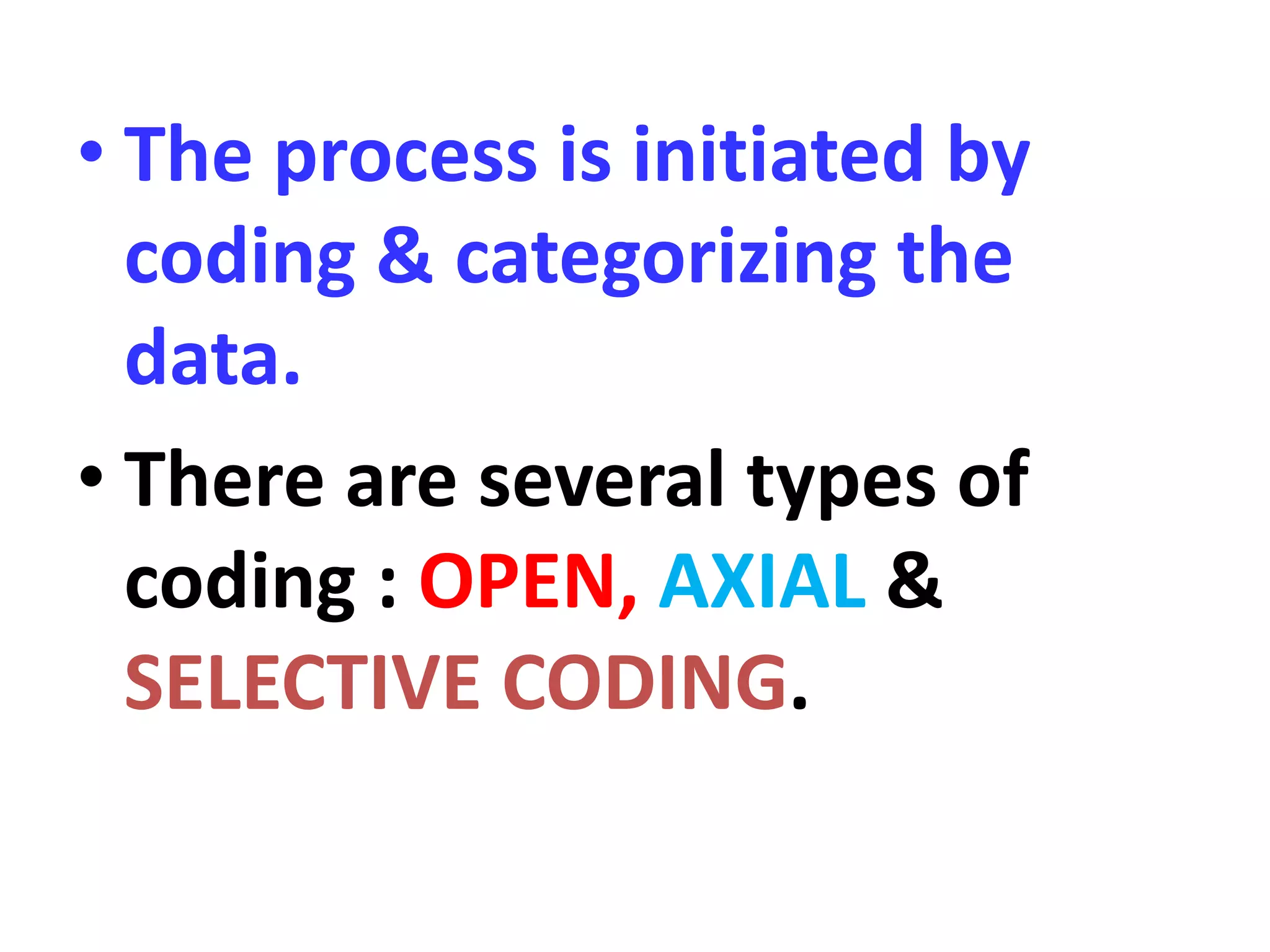 GROUNDED THEORY | PPTX