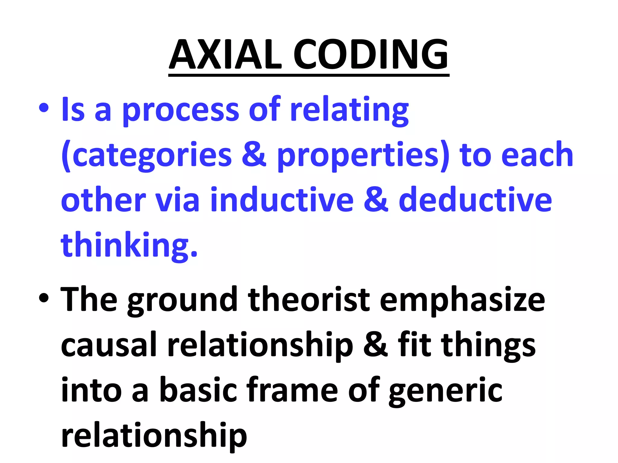 GROUNDED THEORY | PPTX