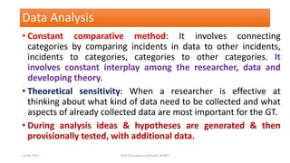 Grounded Theory as Research Method | PPTX