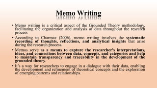 Grounded Theory Qualitative Research MethodPpt | PPTX