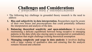 Grounded Theory Qualitative Research MethodPpt | PPTX