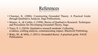 Grounded Theory Qualitative Research MethodPpt | PPTX