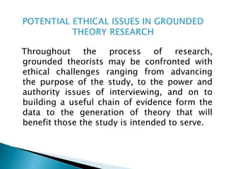 Grounded theory research | PPT