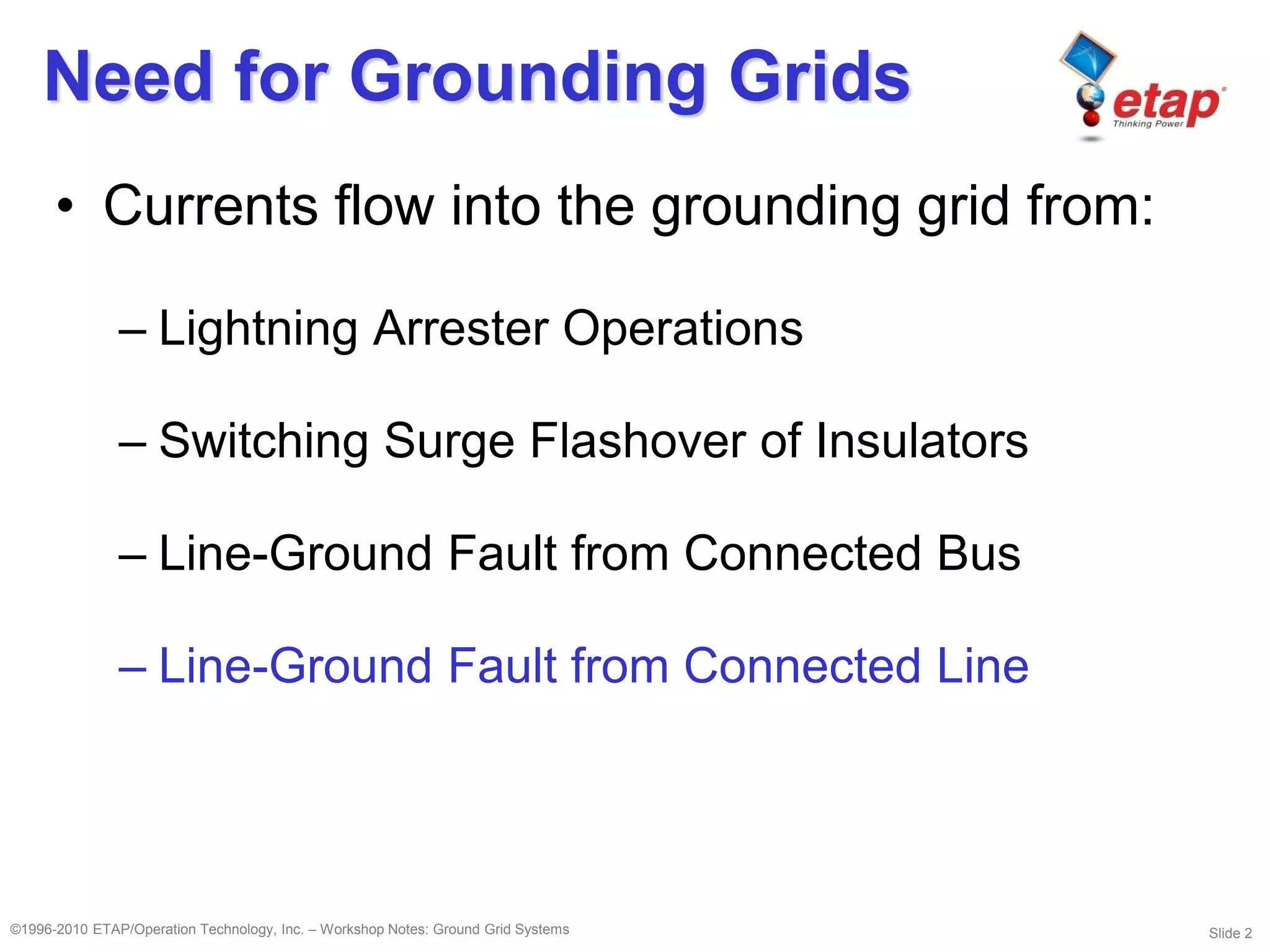 ETAP - Ground grid systems | PDF