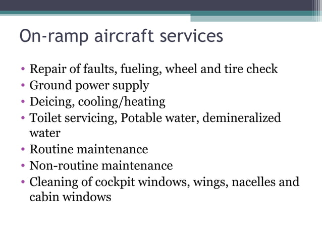 Airport Ground Handling (Introduction) | PPT
