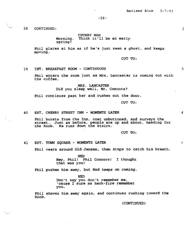 groundhog day screenplay groundhog day screenplay 28 images groundhog day groundhog day screenplay groundhog day screenplay 28 images groundhog day