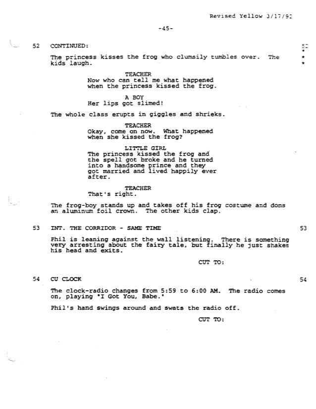 groundhog day screenplay groundhog day screenplay 28 images groundhog day groundhog day screenplay groundhog day screenplay 28 images groundhog day