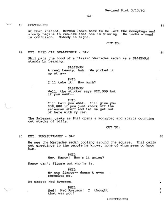 groundhog day screenplay groundhog day screenplay 28 images groundhog day groundhog day screenplay groundhog day screenplay 28 images groundhog day