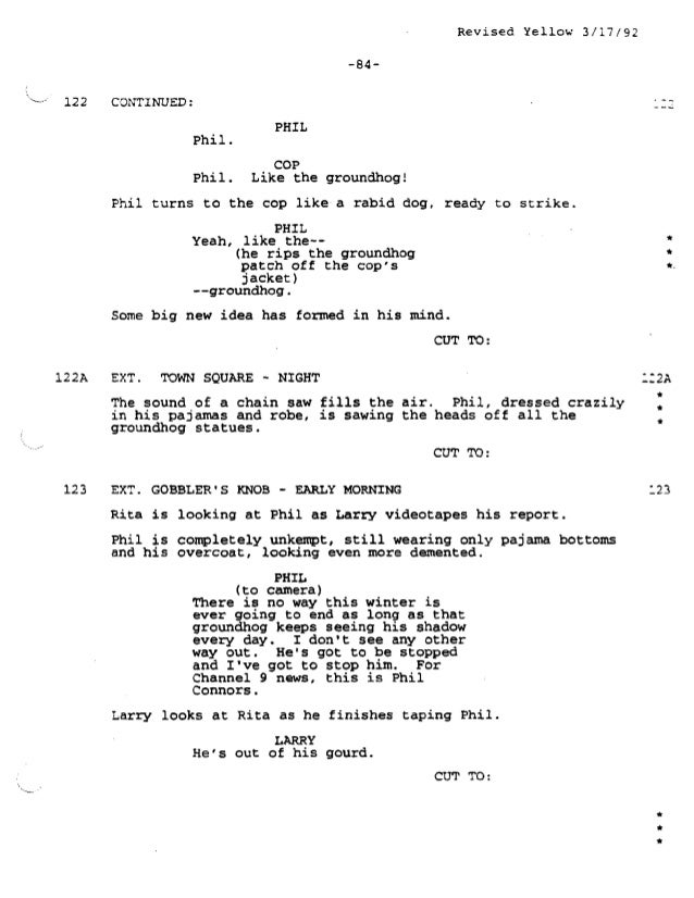 groundhog day screenplay groundhog day screenplay 28 images groundhog day groundhog day screenplay groundhog day screenplay 28 images groundhog day