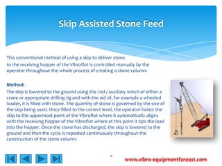 Skip Winch Example VIBROFLOTATION - Ground Improvement - Welcome to a New Era... | PPTX