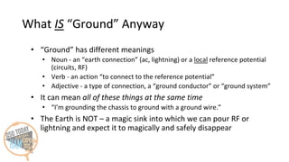 Comprehensive Grounding and Bonding Techniques for Home HF Radio ...