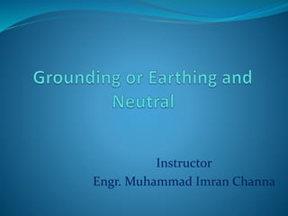 Instructor
Engr. Muhammad Imran Channa
 