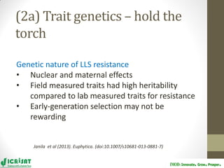 Groundnut improvement: Use of genetic and genomic tools