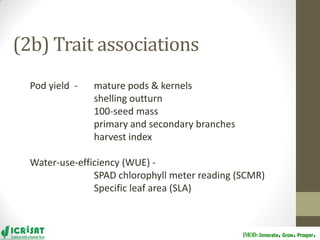 Groundnut improvement: Use of genetic and genomic tools