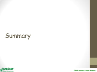 Groundnut improvement: Use of genetic and genomic tools