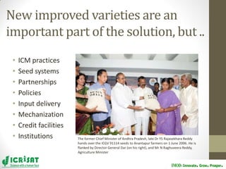 Groundnut improvement: Use of genetic and genomic tools