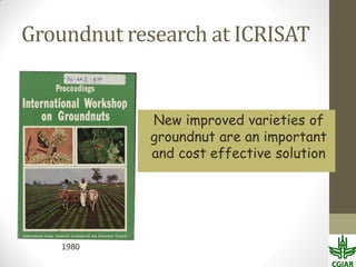 Groundnut improvement: Use of genetic and genomic tools