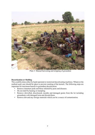 Handbook on improved agronomic practices of groundnut production in North East Nigeria - Feed the Future Nigeria Integrated Agriculture Activity.