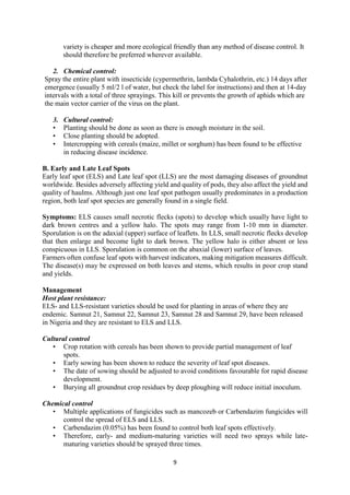 Handbook on improved agronomic practices of groundnut production in North East Nigeria - Feed the Future Nigeria Integrated Agriculture Activity.