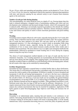 Handbook on improved agronomic practices of groundnut production in North East Nigeria - Feed the Future Nigeria Integrated Agriculture Activity.
