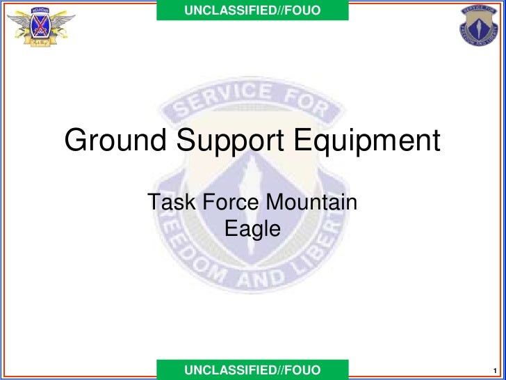 Ground support equipment