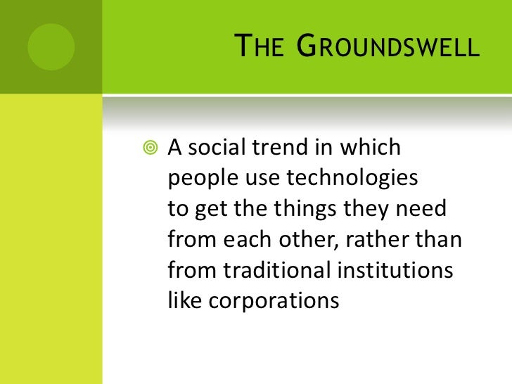 Groundswell (Overview)