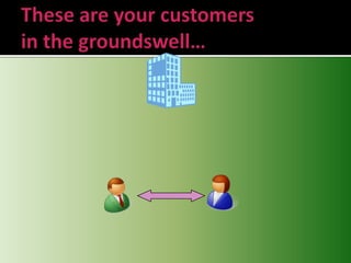 These are your customers in the groundswell…