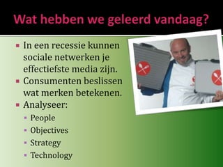 StrategyConsistentie, consistentie, consistentie, consistentie, … POST