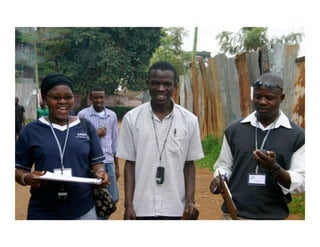 PHOTO of the guys out with GPS
around neck
 
