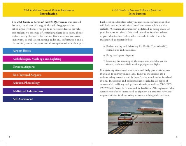 FAA Guide to Operations A Comprehensive Guide to Safe Driving on th…